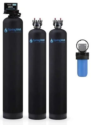 Springwell - Best Well Water Filter and Salt Based Water Softener for Iron