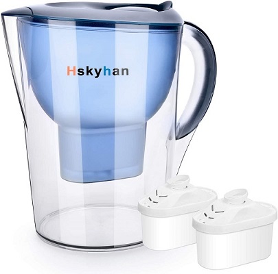 Hskyhan Alkaline Water Filter Pitcher - Best Alkaline Ionizer Water Filter